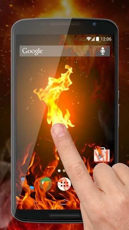 Fire Screen Prank 3 تصوير الشاشة