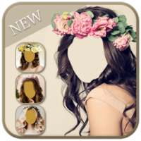 Flowers Hairstyle Photo Editor on 9Apps
