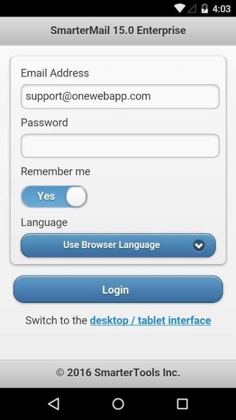 oEmail - One Web App Email स्क्रीनशॉट 3