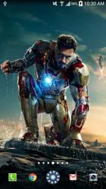 Iron Man 3 Launcher Theme screenshot 3