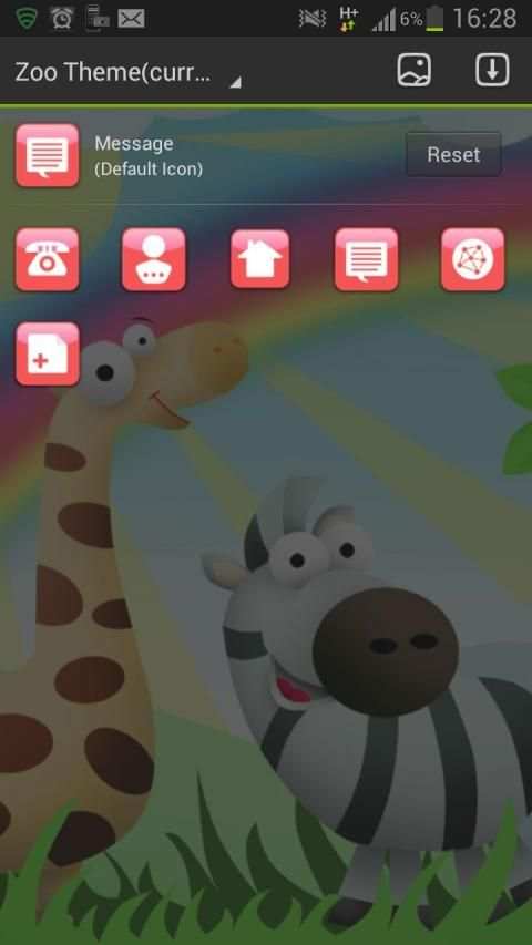 GO Launcher EX Theme Zoo screenshot 2