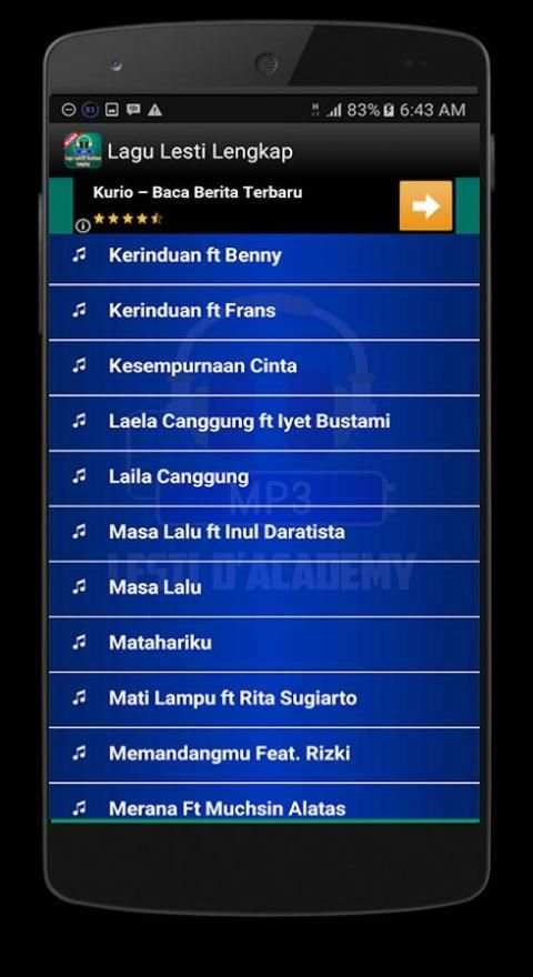 Lagu Lesti Lengkap screenshot 1
