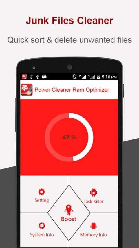 Power Cleaner RAM Optimizer скриншот 4