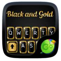 Black N Gold GO Keyboard Theme