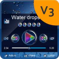 Water drops PlayerPro Theme