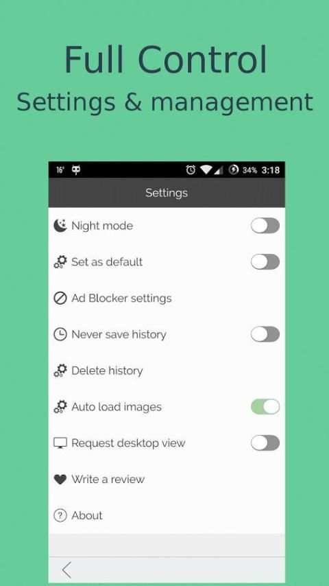 Ego Browser screenshot 1
