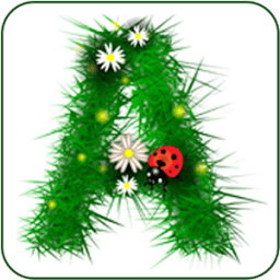 Green Leaf Letters иконка