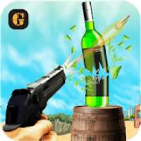 Expert Gun Bottle Shooter - Free Shooting 3D Game
