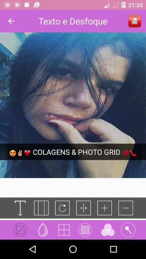 Editor Colagens Foto Grid Snap screenshot 1