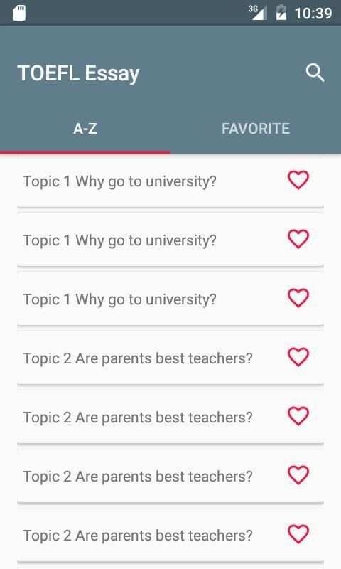 Toefl Essay 5 تصوير الشاشة