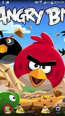 Angry Birds Theme HD स्क्रीनशॉट 1