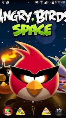 Angry Birds Theme HD स्क्रीनशॉट 3