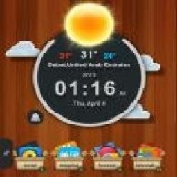 ikon Jam + Tema Kartun 3D