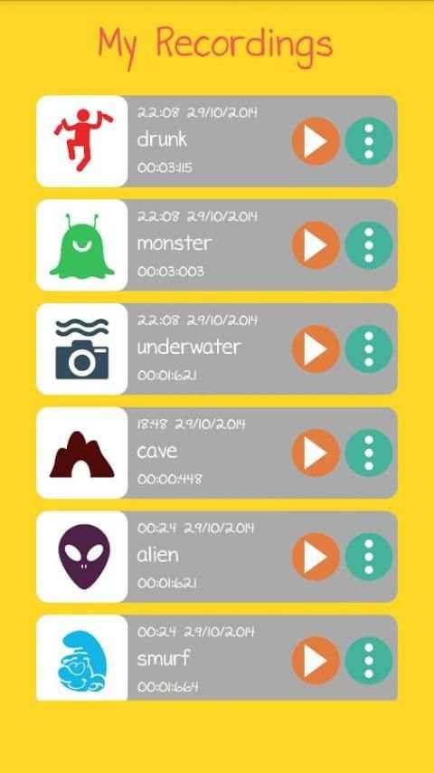 Voice Changer 2 تصوير الشاشة