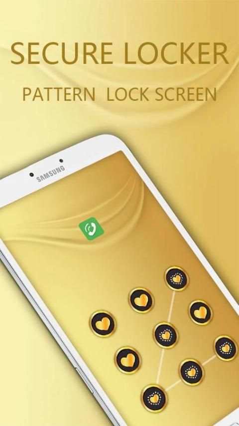 Applock Theme Gold स्क्रीनशॉट 2