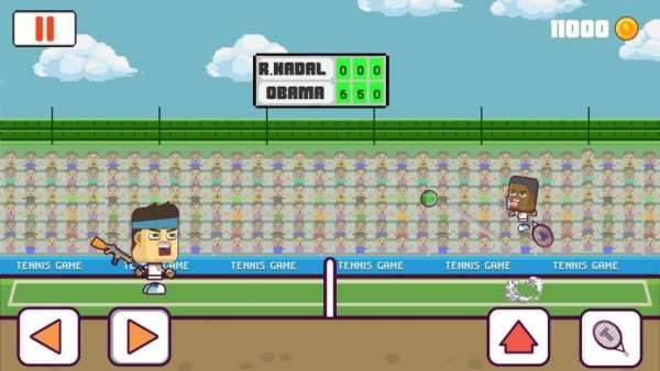 Tennis Legend Y8 Stick Trump screenshot 2