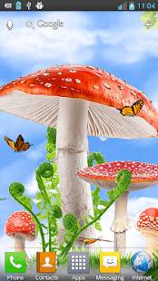 Mushroom HD Live Wallpaper screenshot 2