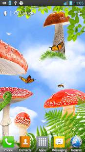 Mushroom HD Live Wallpaper screenshot 1