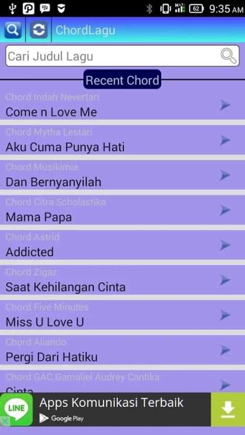 CHORD LAGU screenshot 5