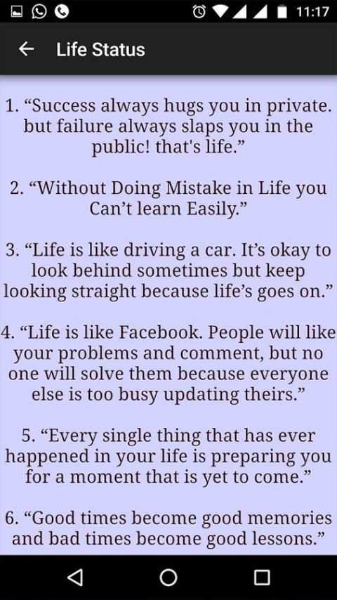 Whatsapp status 2017 screenshot 1