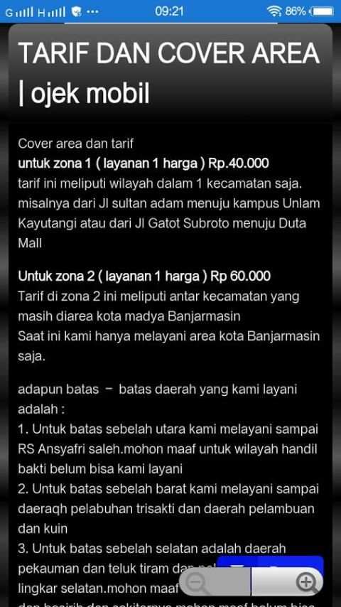 Transporter Ojek Mobil screenshot 3