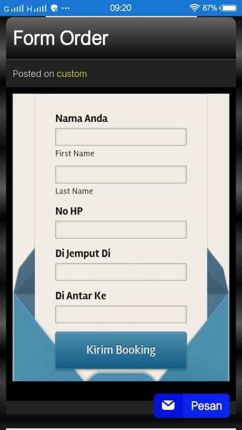 Transporter Ojek Mobil screenshot 6