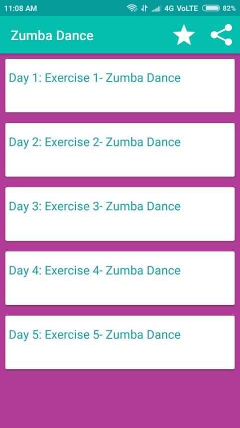 Zumba Dance Offline स्क्रीनशॉट 1