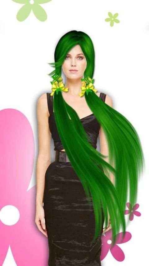 Hair Photo Fun Montage Maker screenshot 1