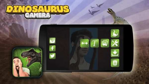 Dinosaurs Camera Funny App screenshot 1