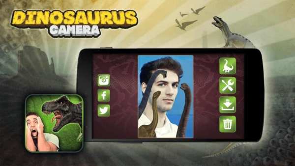 Dinosaurs Camera Funny App screenshot 2