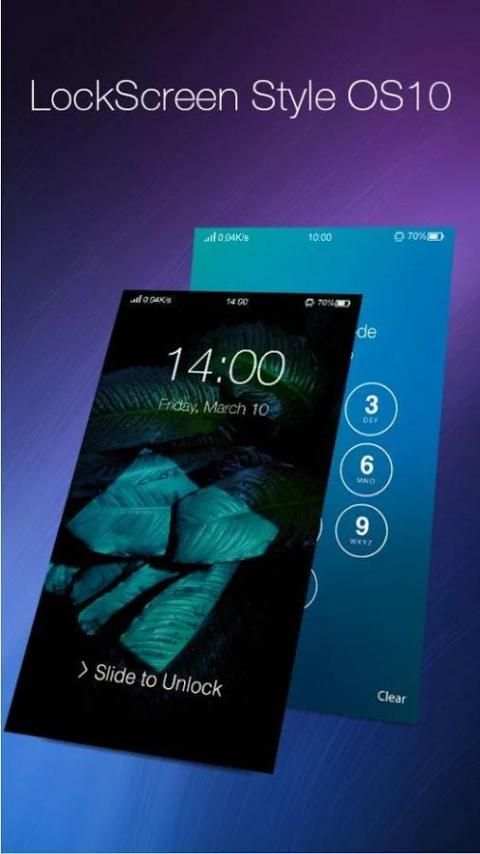 iLock: Lock Screen OS 10 screenshot 3