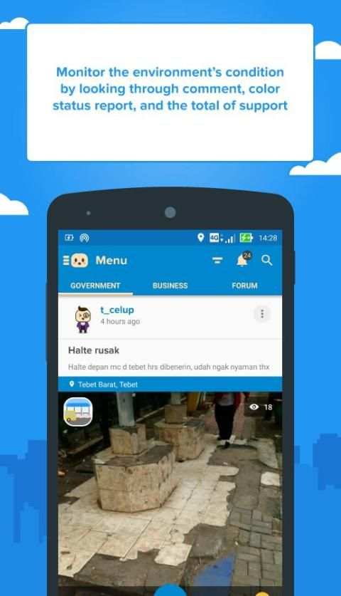 Qlue - City Improvement App 2 تصوير الشاشة
