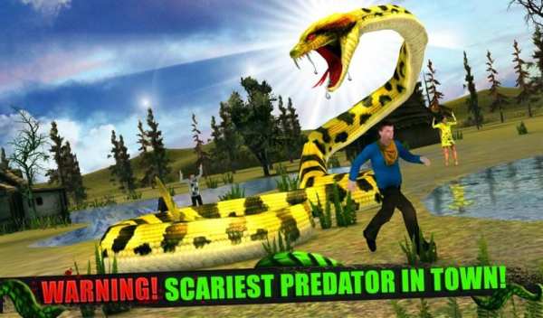 Angry Anaconda Attack 3D स्क्रीनशॉट 4
