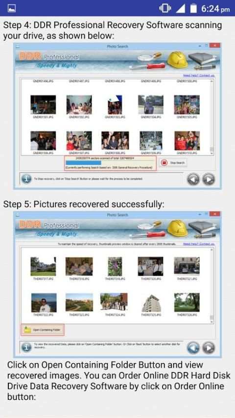 Hard Disk Drive Recovery Help скриншот 4