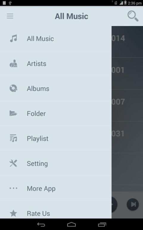 Music player HD स्क्रीनशॉट 4