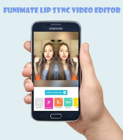 Funimate Lip Sync Video Editor स्क्रीनशॉट 1