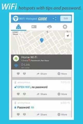 Tip WiFi Map Free Passwords screenshot 1