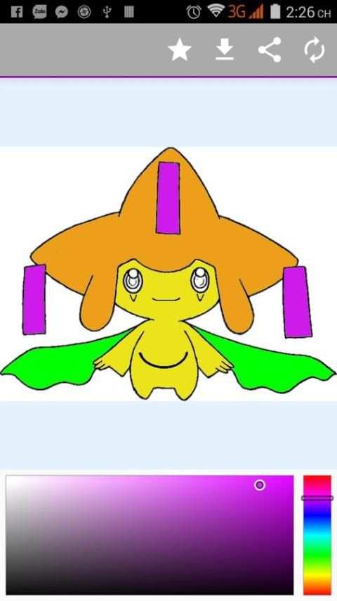 How to color a Pokemon screenshot 4