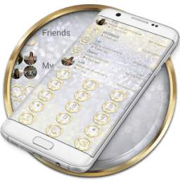 Dialer Glitter Gold Silv Theme