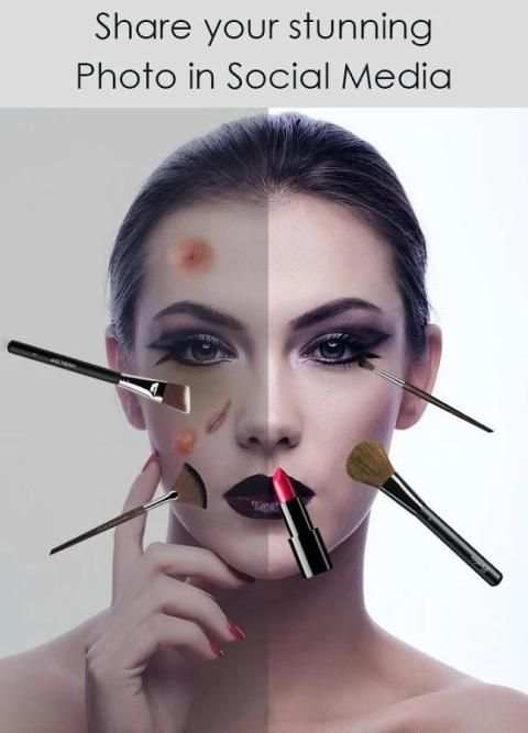 Face MakeUp Editor 1 تصوير الشاشة