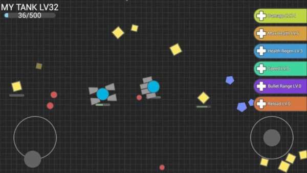 mini Tanks war - tank io screenshot 1