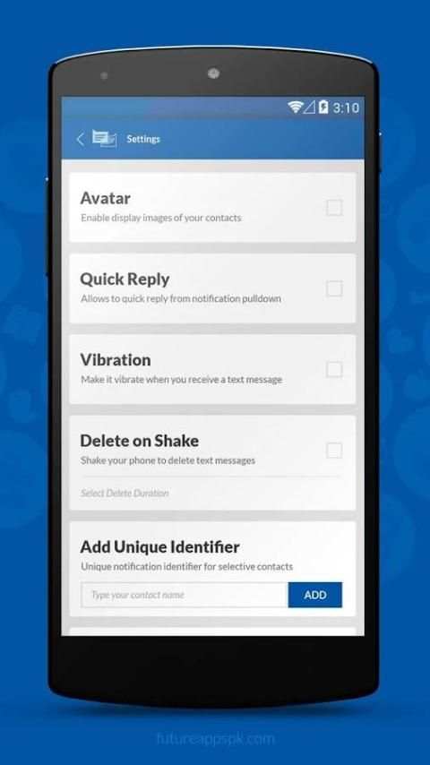 SMS manager screenshot 2