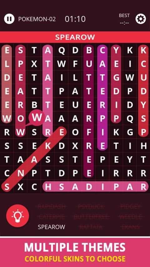 Word Search Topic For Pokemon screenshot 5
