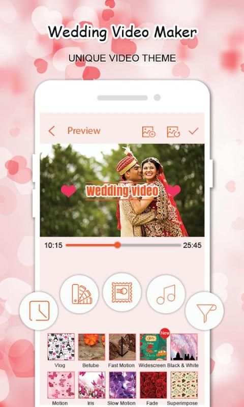Wedding Video Maker स्क्रीनशॉट 4