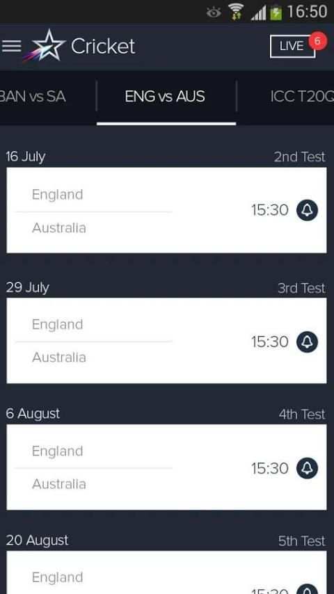 Star Sports Live Cricket Score स्क्रीनशॉट 11