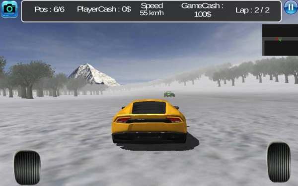 Snow Car Racing 3 تصوير الشاشة