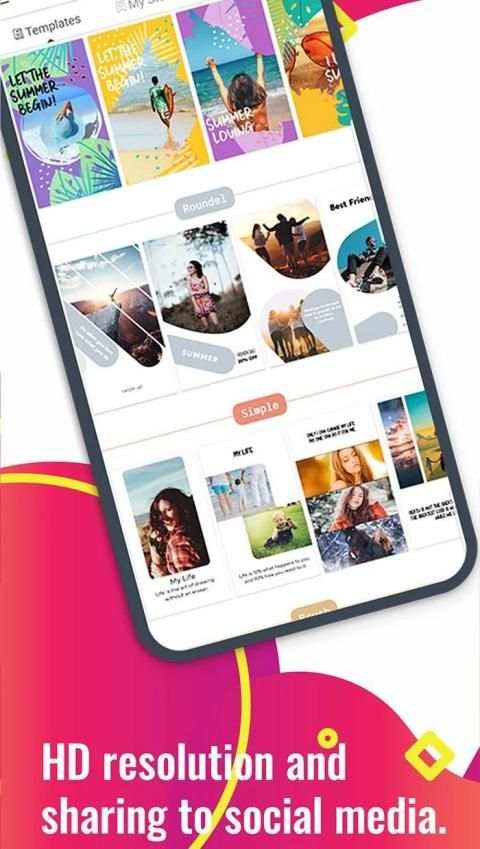 Insta Story Maker स्क्रीनशॉट 1