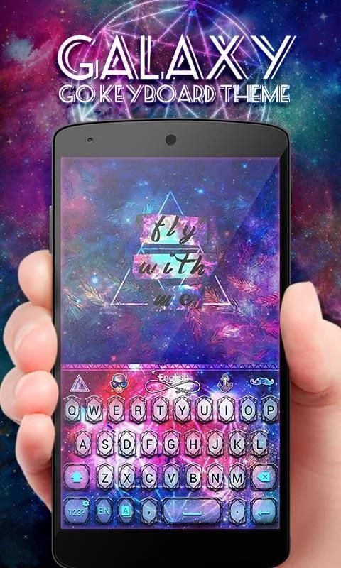 Galaxy GO Keyboard Theme Emoji screenshot 3
