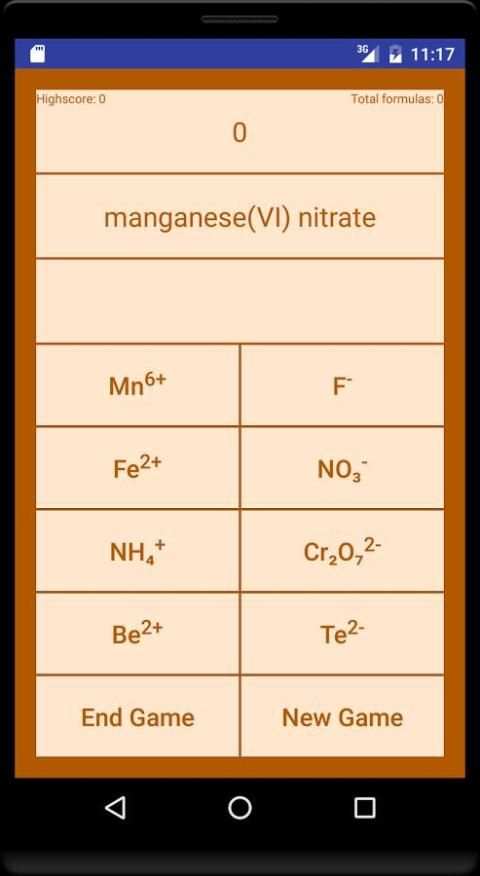Chemical Formulas Challenge 3 تصوير الشاشة