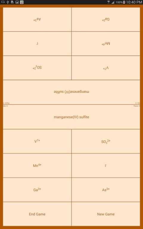 Chemical Formulas Challenge 1 تصوير الشاشة